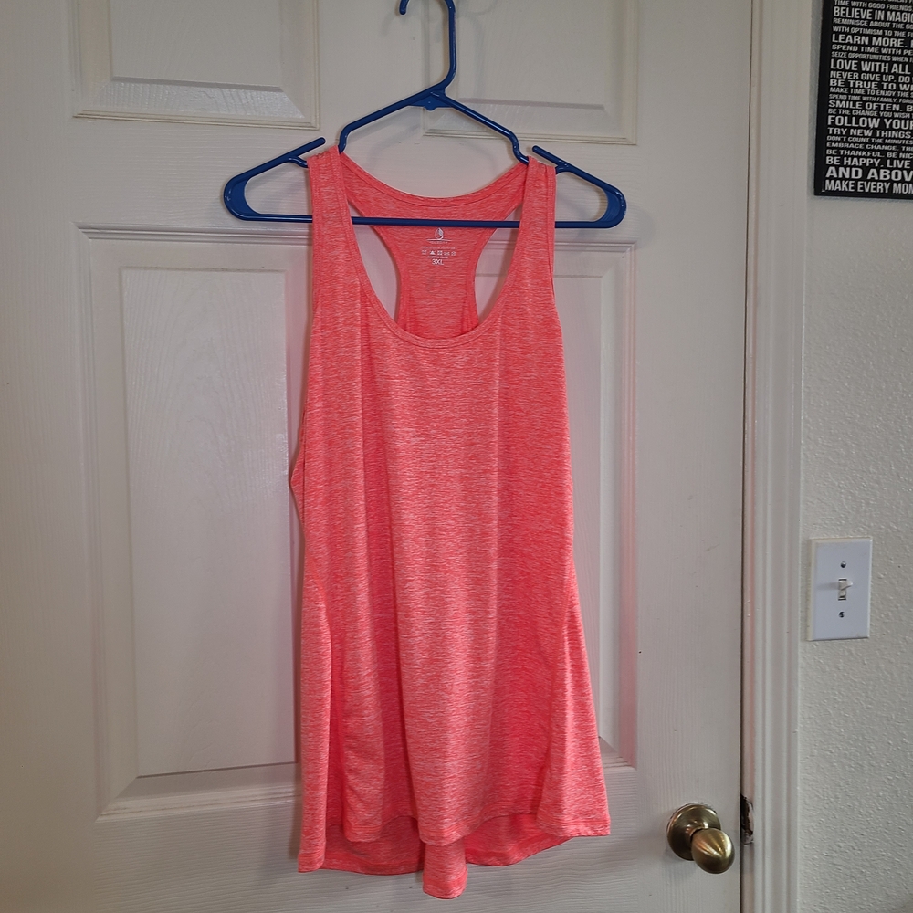 Lightweight Coral Pink Women's Racerback Tank Top
